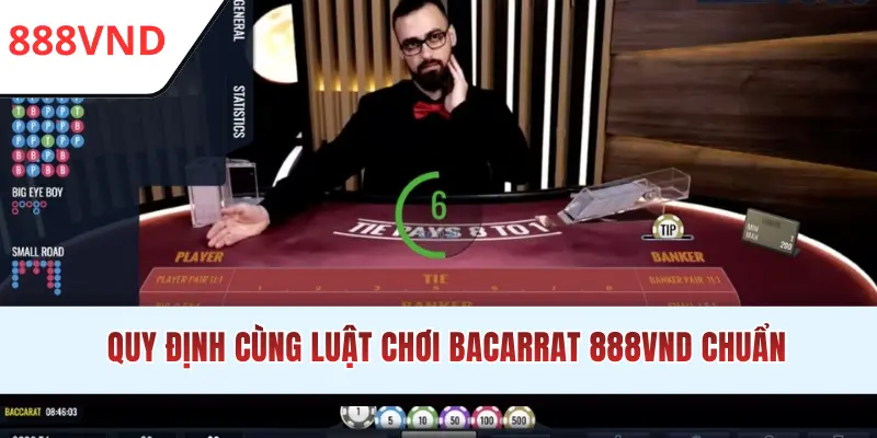 Quy định cùng luật chơi Baccarat 888VND chuẩn