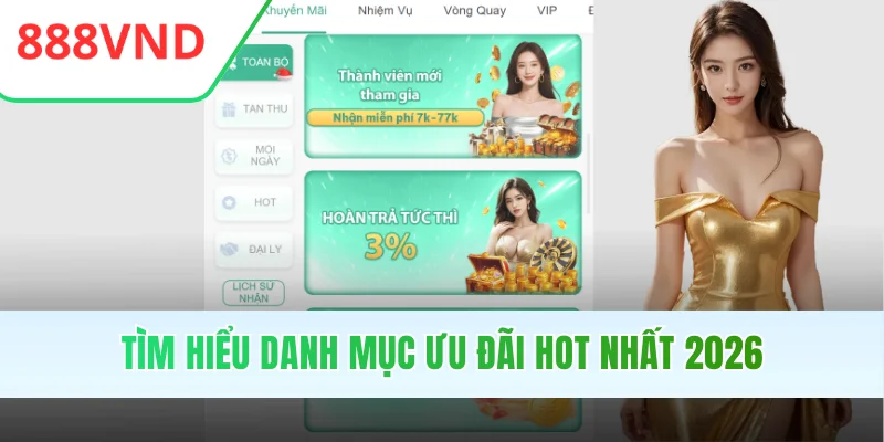 Tìm hiểu danh mục ưu đãi hot nhất 2026